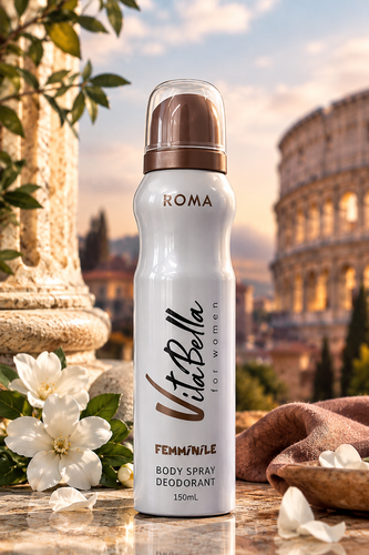 اسپری خوشبو کننده بدن ویتابلا زنانه مدل ROME
