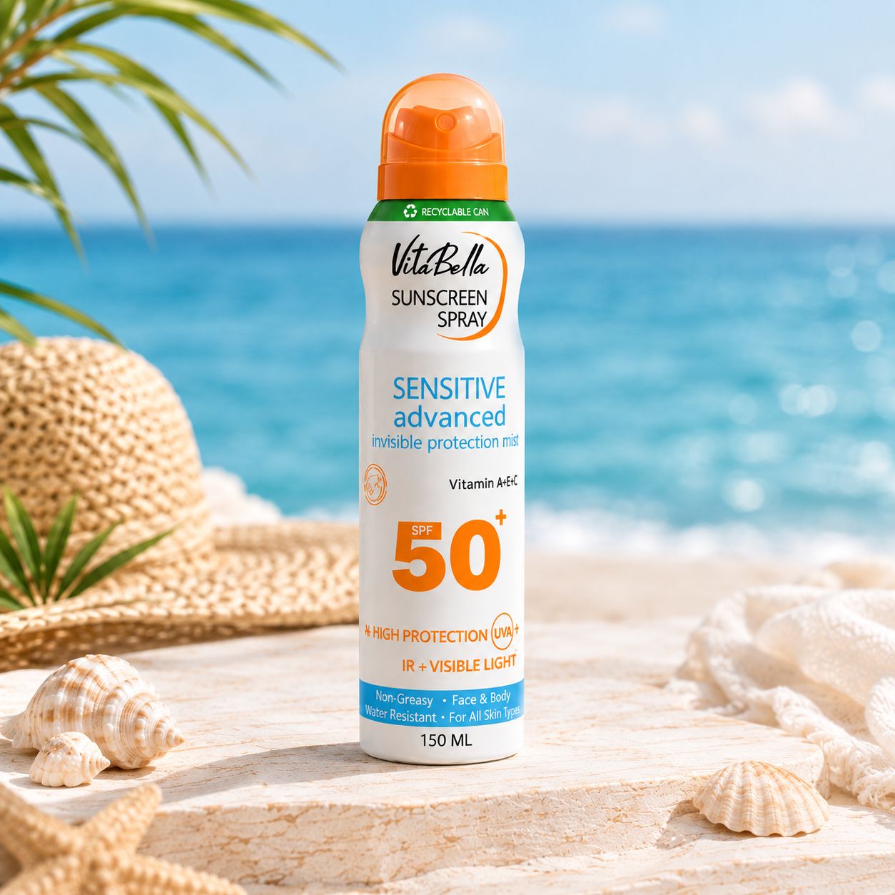 اسپری ضد آفتاب  ویتابلا SPF ۵۰