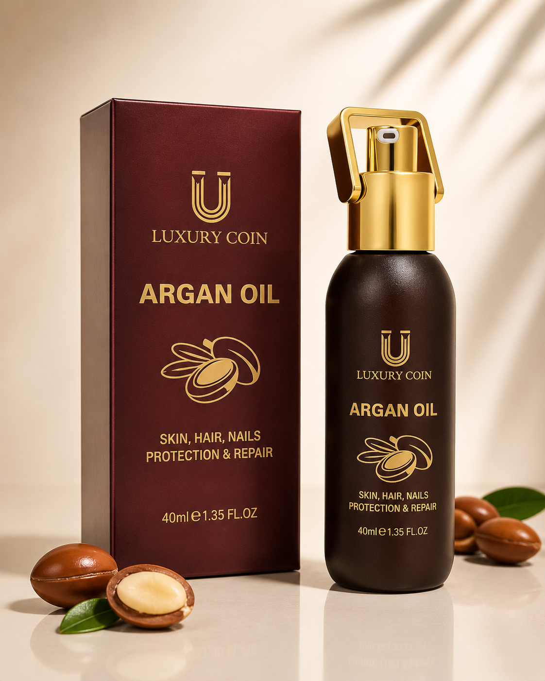 روغن آرگان لاکچری کوین پوست و مو