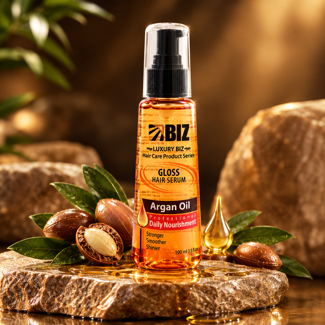 سرم تقویت مو سیلیکونی بیز Argan Oil-۱۰۰ ml