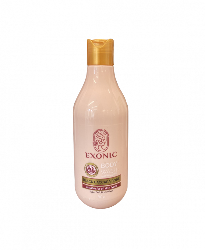 شامپو بدن اکسونیک عصاره رز بلک باکارا ۳۰۰ میل